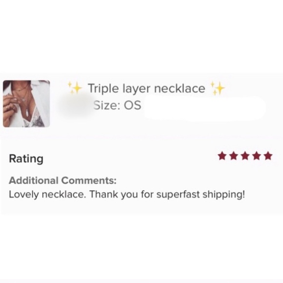 ✨ Triple layer necklace ✨ - Picture 5 of 5